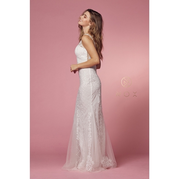 FLASH SALE 1 HOUR  LIKE & SHARE #boho inspired sz6  #Wedding dress NEW w tags - Picture 9 of 11